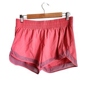 Athleta Shorts Small Pink Women's Mesh Racer Run Short 4" Inseam Lined